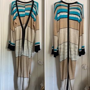 Free People (L) Sweater Duster Kimono Sleeves